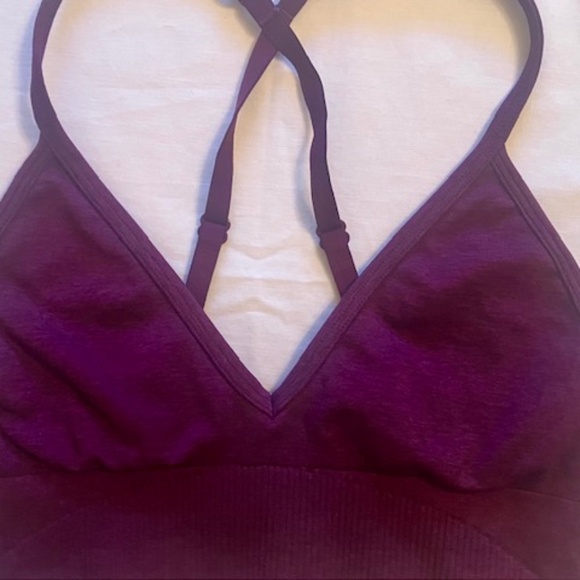 LuLu Lemon Purple Sports Bra Tank - Picture 1 of 6